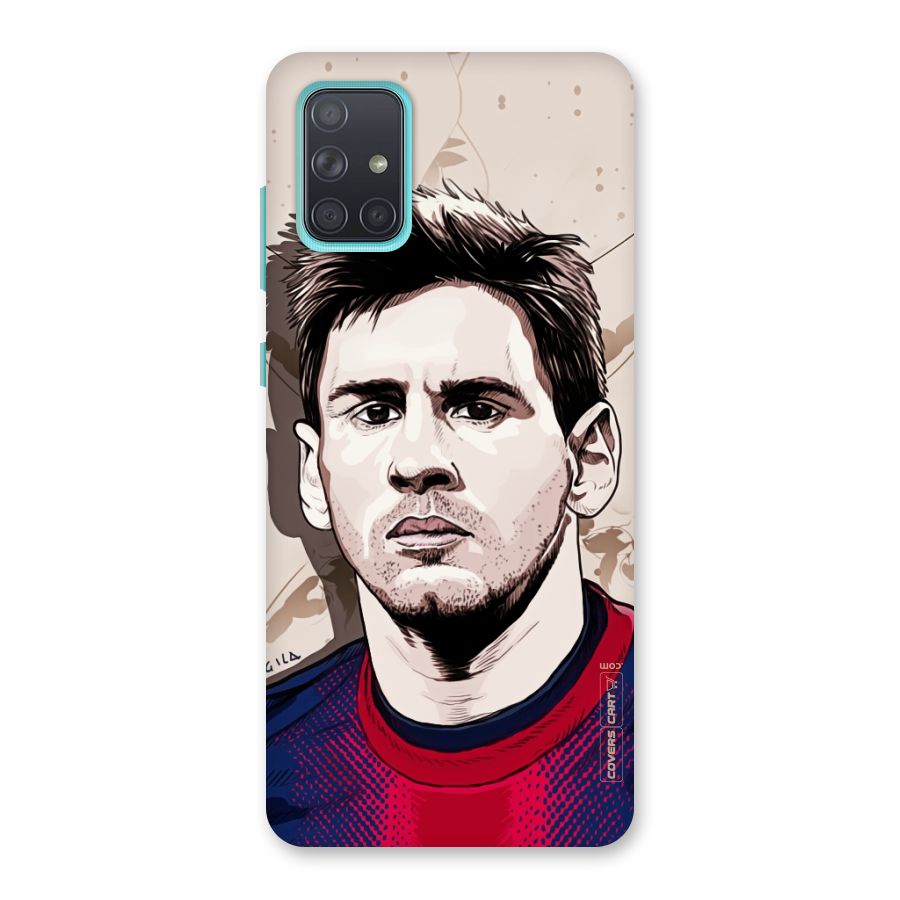 Barca King Messi Back Case for Galaxy A71