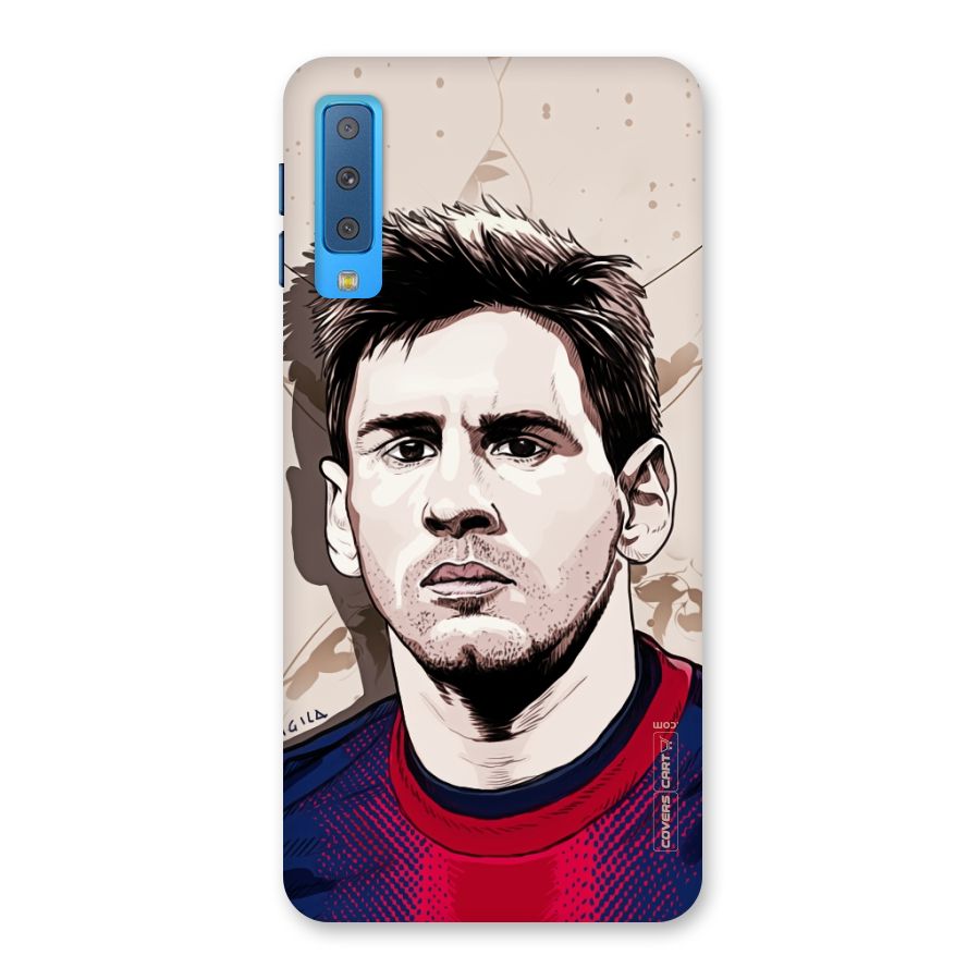 Barca King Messi Back Case for Galaxy A7 (2018)