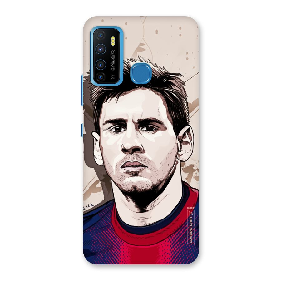Barca King Messi Back Case for Infinix Hot 9