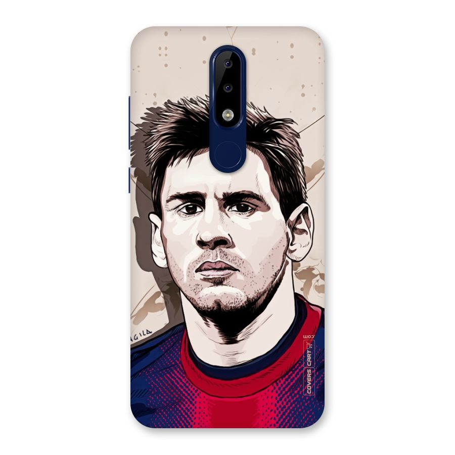 Barca King Messi Back Case for Nokia 5.1 Plus