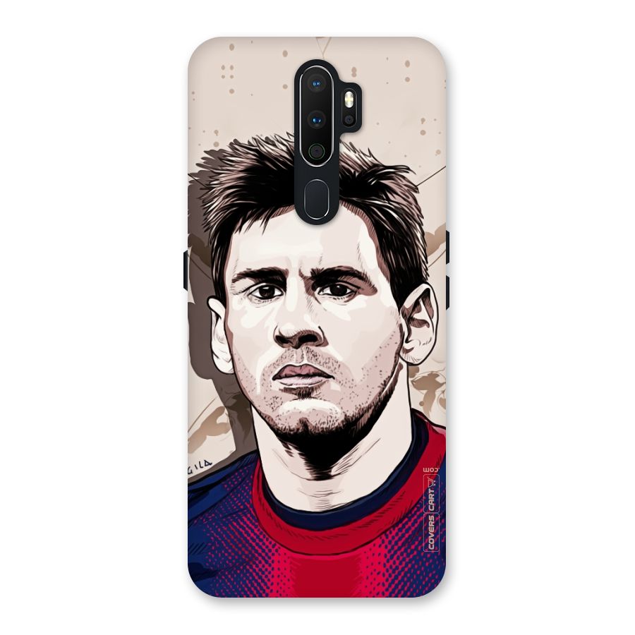 Barca King Messi Back Case for Oppo A5 (2020)