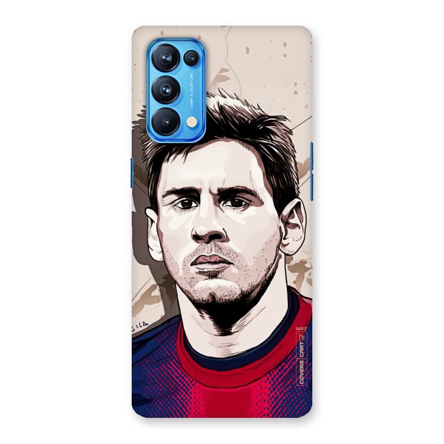 Barca King Messi Back Case for Oppo Reno5 Pro 5G