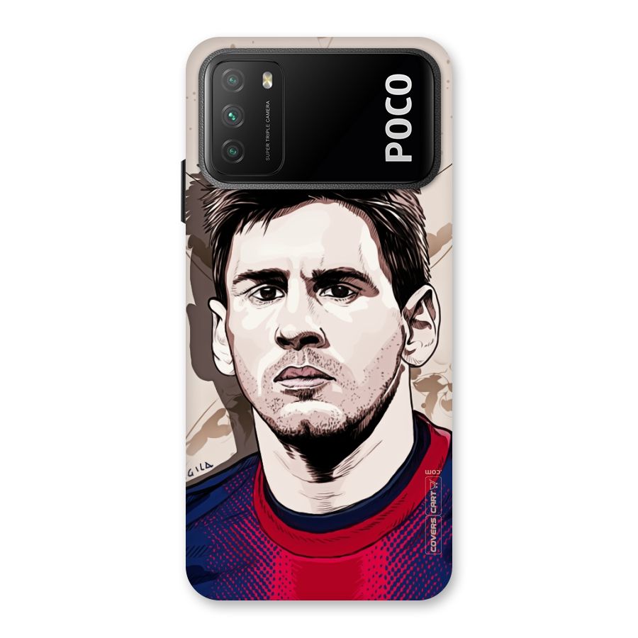 Barca King Messi Back Case for Poco M3