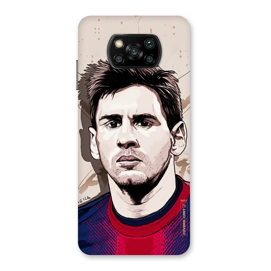 Barca King Messi Back Case for Poco X3