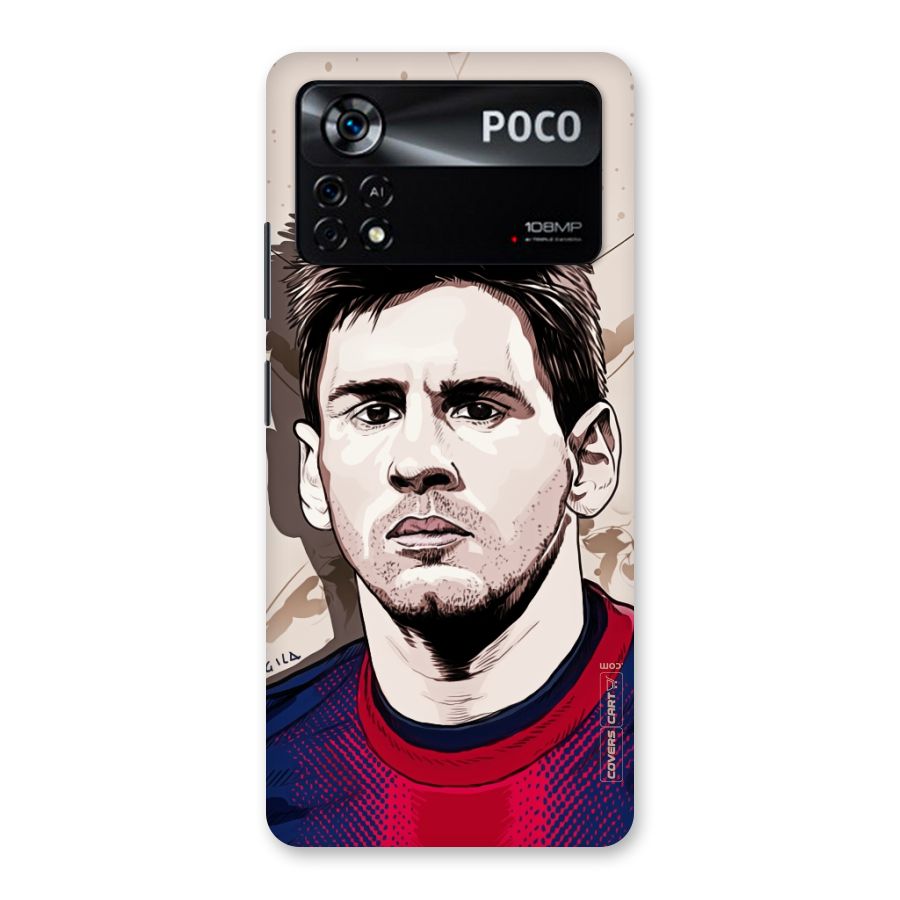 Barca King Messi Back Case for Poco X4 Pro 5G
