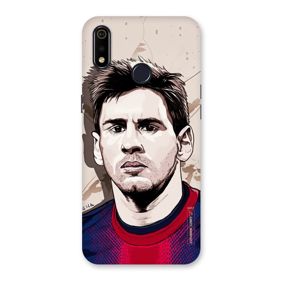 Barca King Messi Back Case for Realme 3i