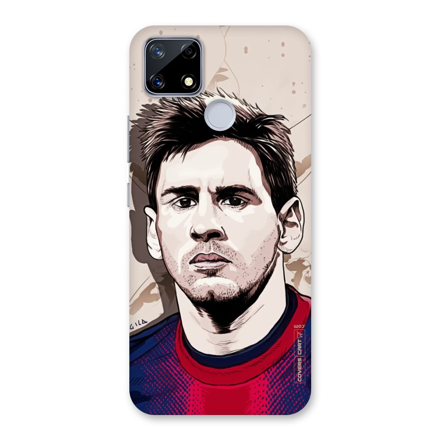 Barca King Messi Back Case for Realme Narzo 20