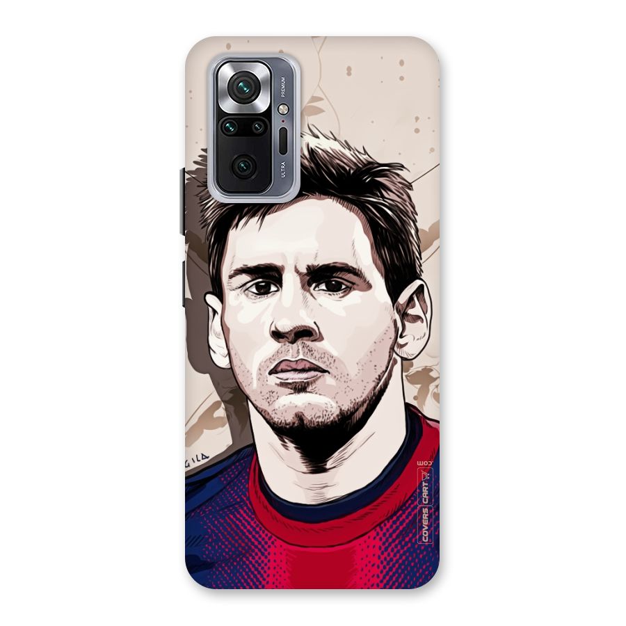 Barca King Messi Back Case for Redmi Note 10 Pro