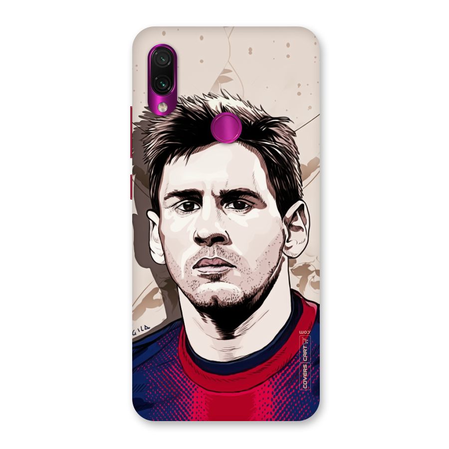 Barca King Messi Back Case for Redmi Note 7 Pro