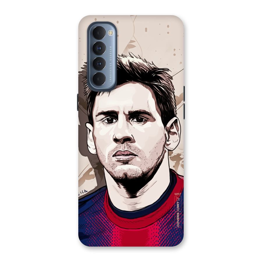 Barca King Messi Back Case for Reno4 Pro