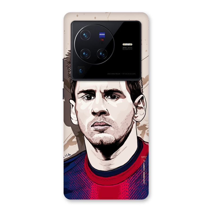 Barca King Messi Back Case for Vivo X80 Pro