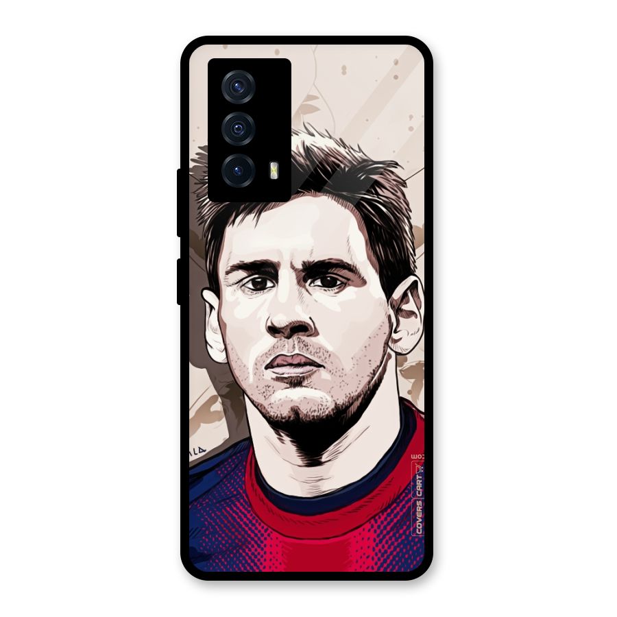 Barca King Messi Glass Back Case for Vivo iQOO Z5