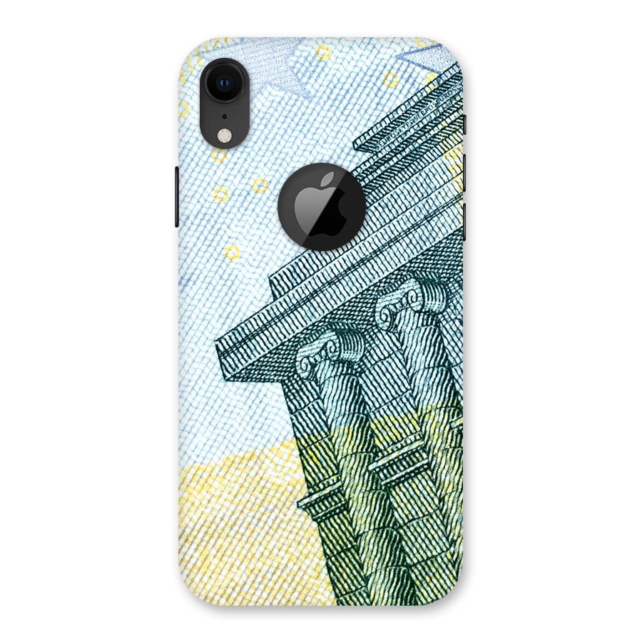 Baroque and Rococo style Back Case for iPhone XR Logo Cut