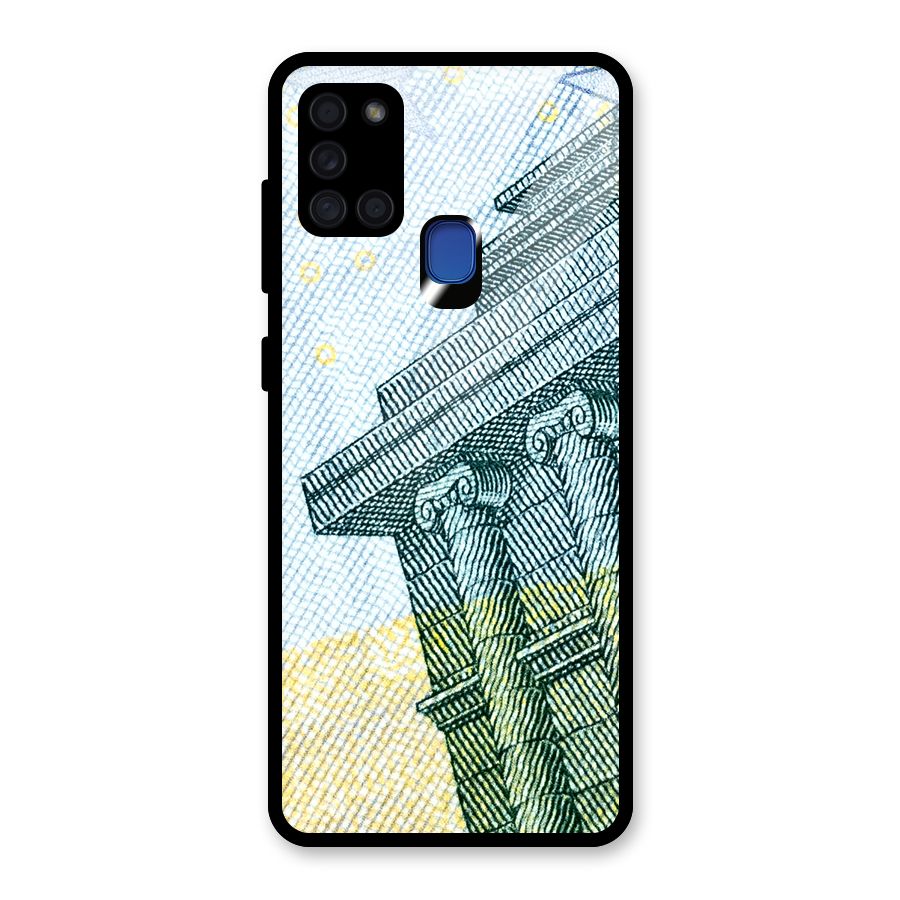 Baroque and Rococo style Glass Back Case for Galaxy A21s