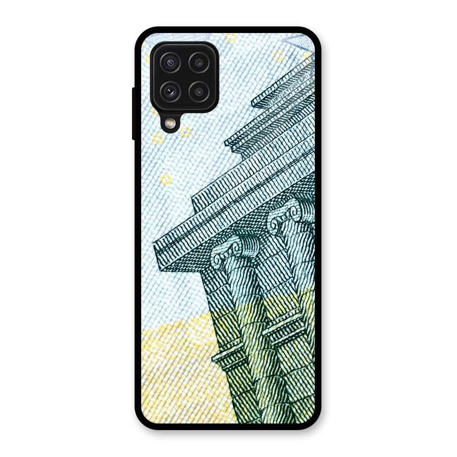 Baroque and Rococo style Glass Back Case for Galaxy A22 4G