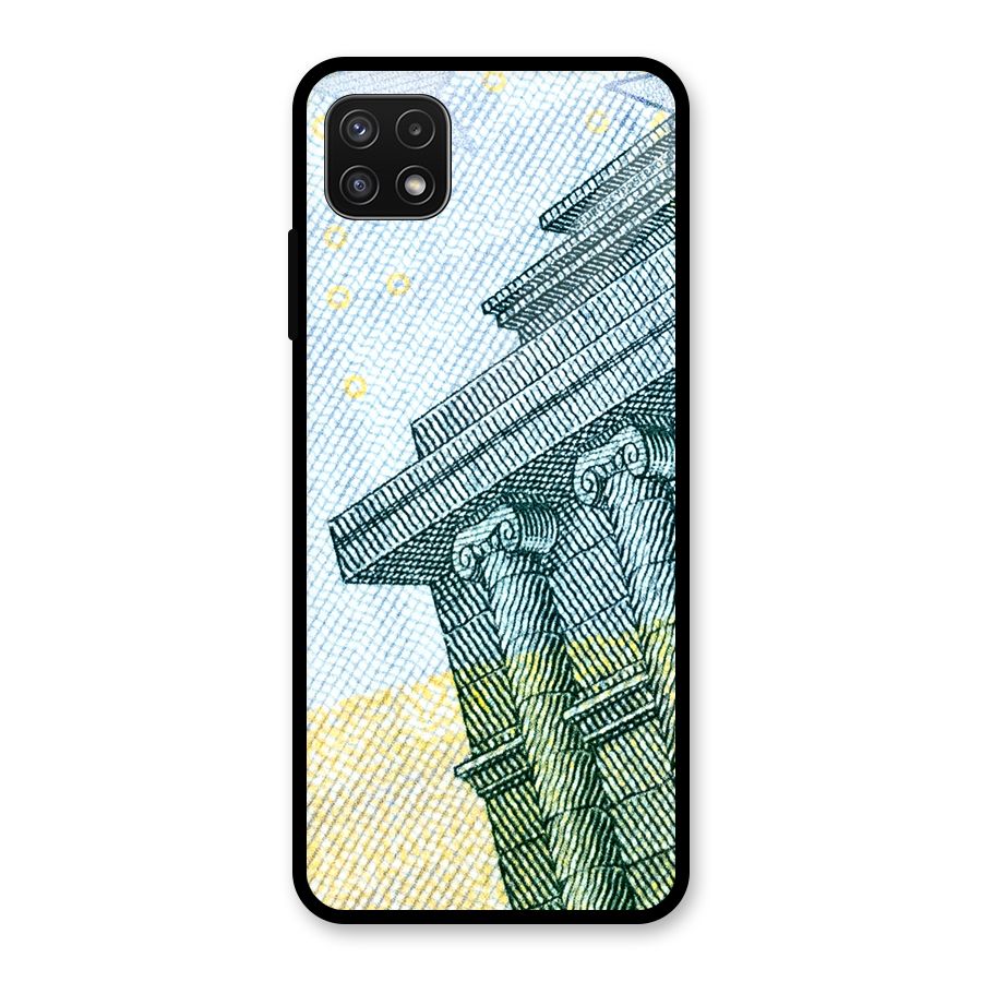 Baroque and Rococo style Glass Back Case for Galaxy A22 5G