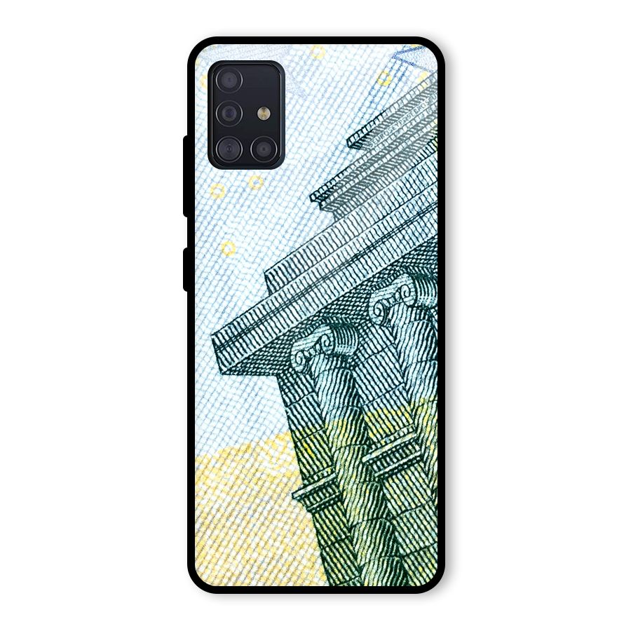 Baroque and Rococo style Glass Back Case for Galaxy A51