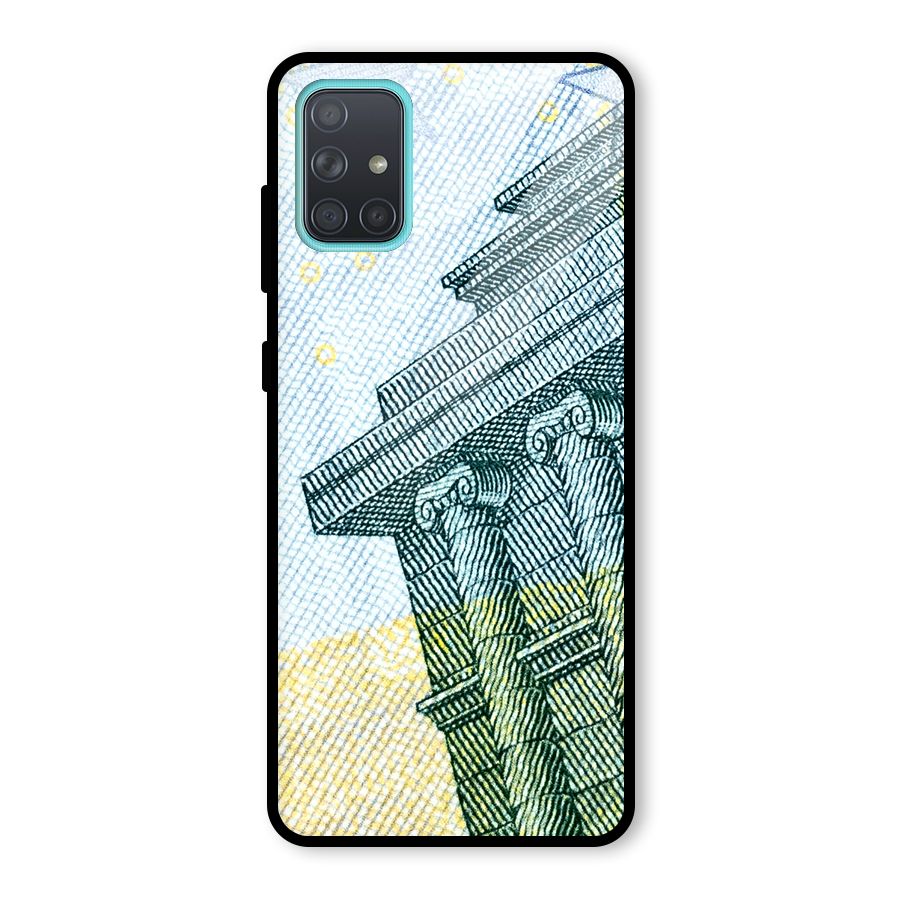 Baroque and Rococo style Glass Back Case for Galaxy A71