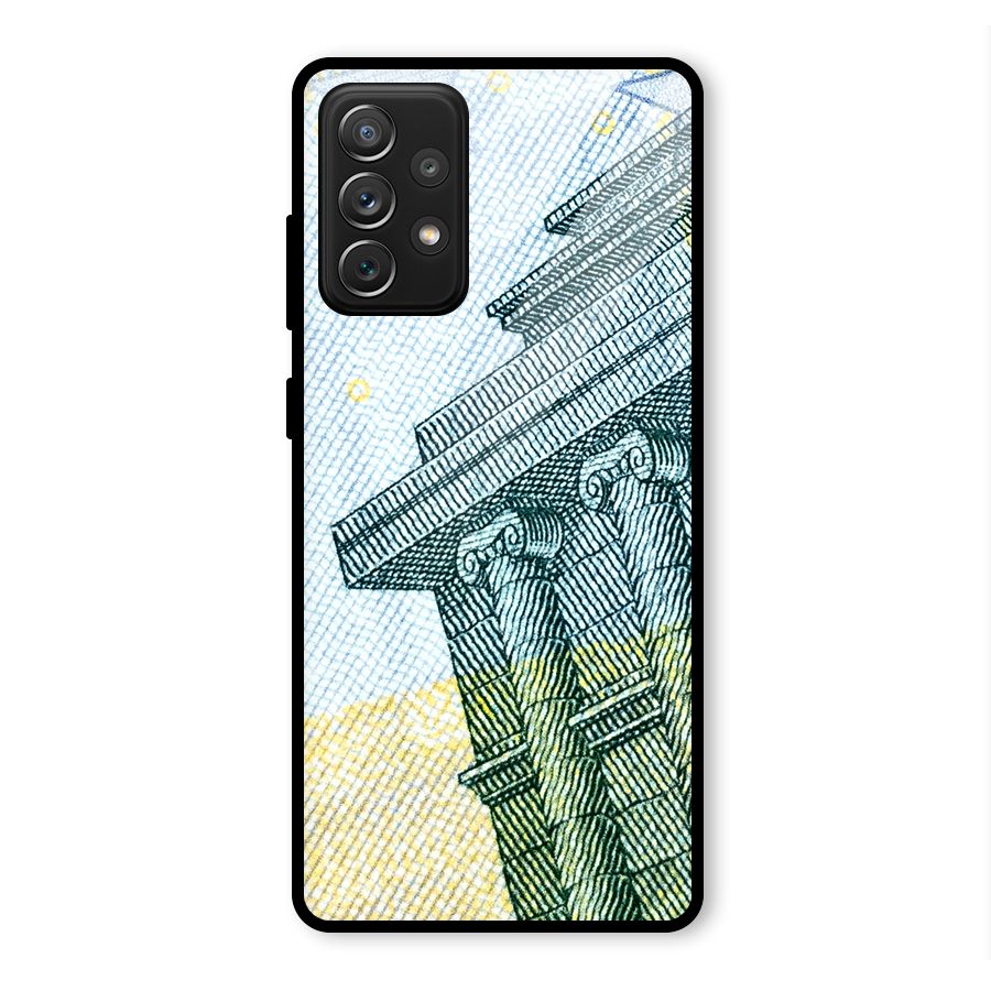 Baroque and Rococo style Glass Back Case for Galaxy A72