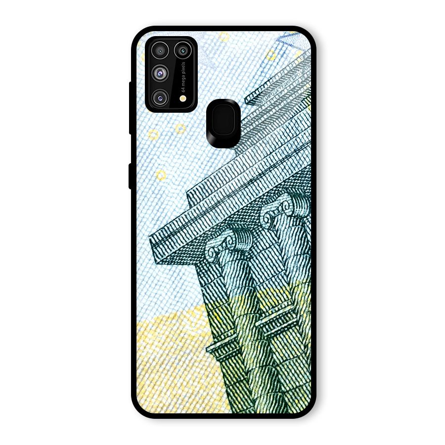 Baroque and Rococo style Glass Back Case for Galaxy F41