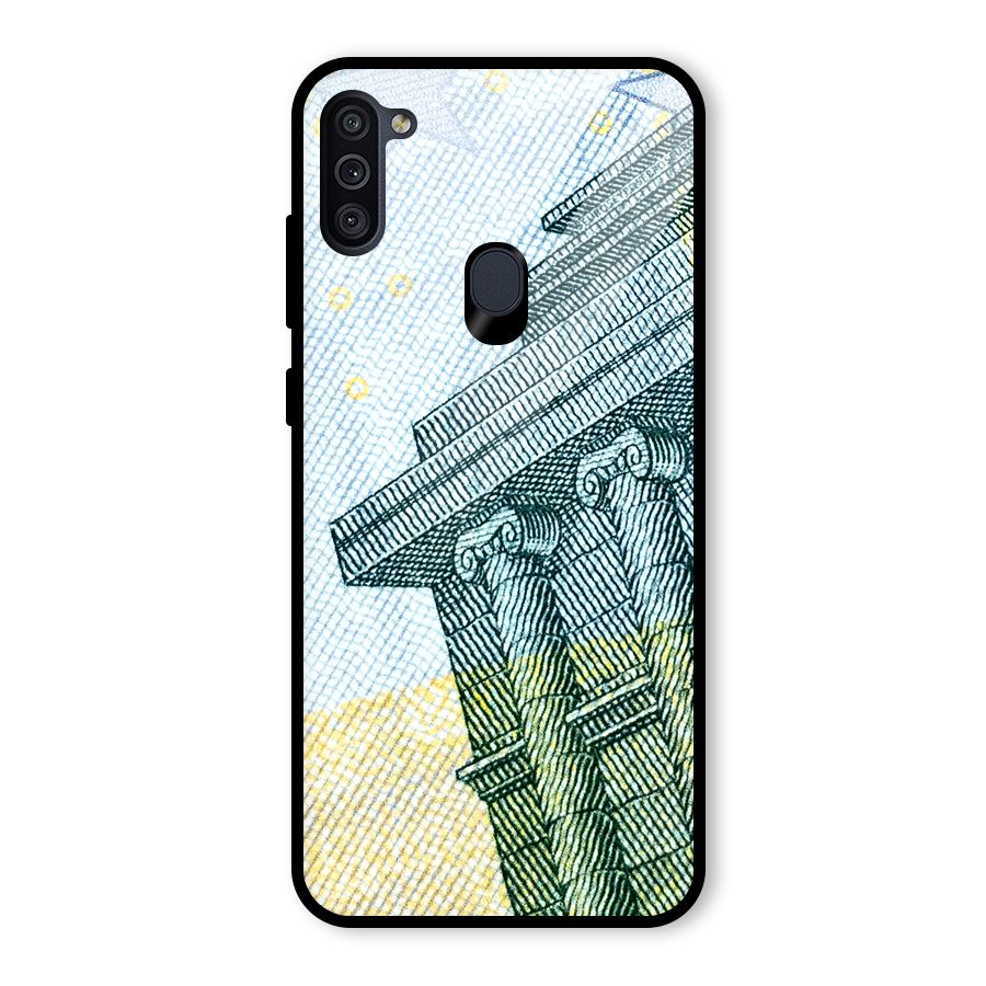 Baroque and Rococo style Glass Back Case for Galaxy M11