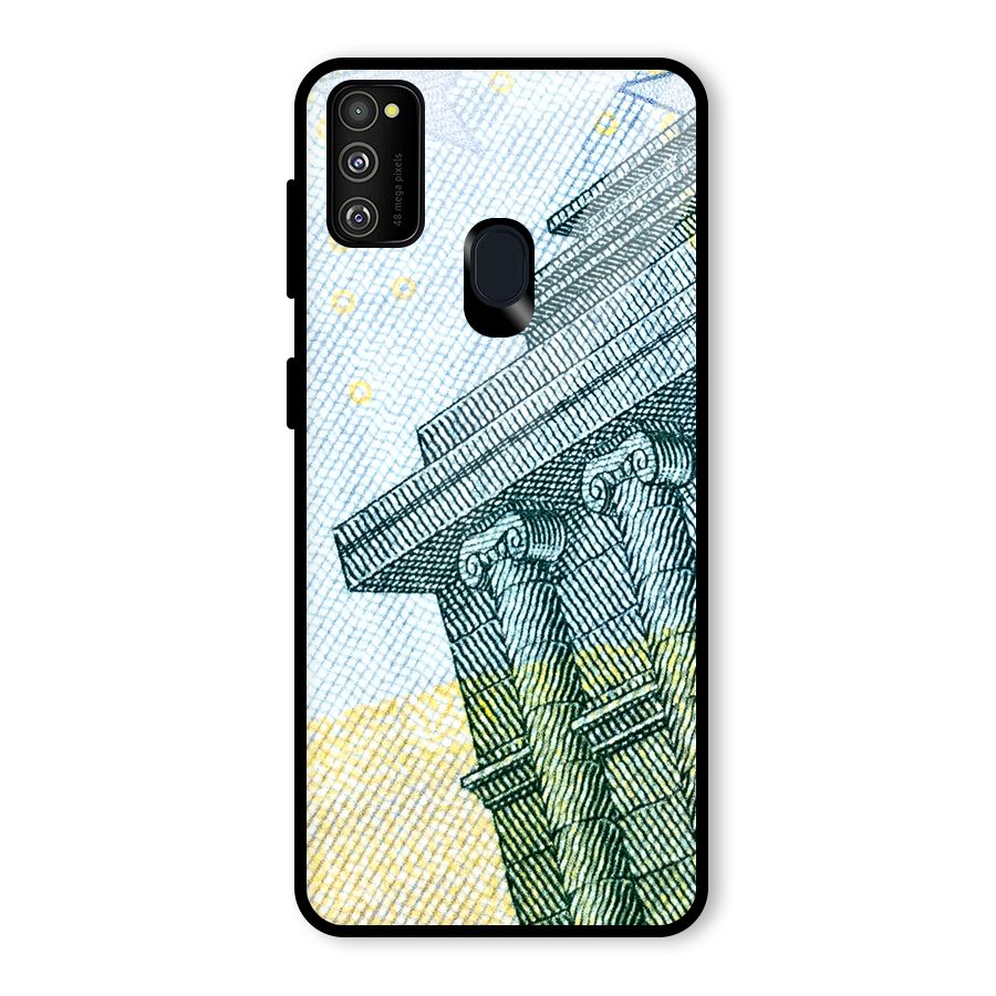 Baroque and Rococo style Glass Back Case for Galaxy M30s