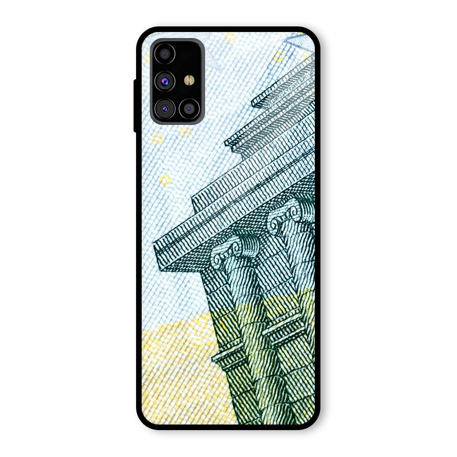 Baroque and Rococo style Glass Back Case for Galaxy M31s