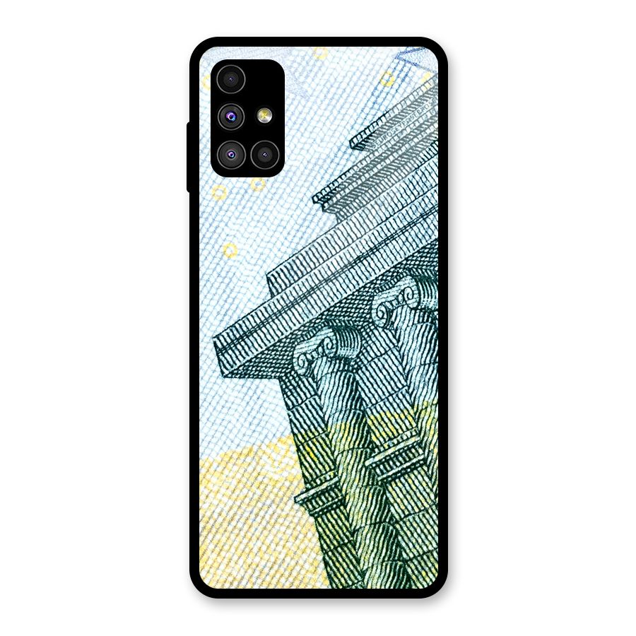 Baroque and Rococo style Glass Back Case for Galaxy M51