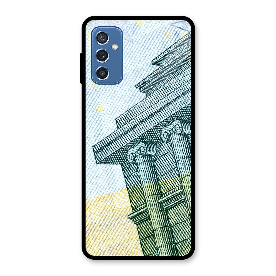 Baroque and Rococo style Glass Back Case for Galaxy M52 5G