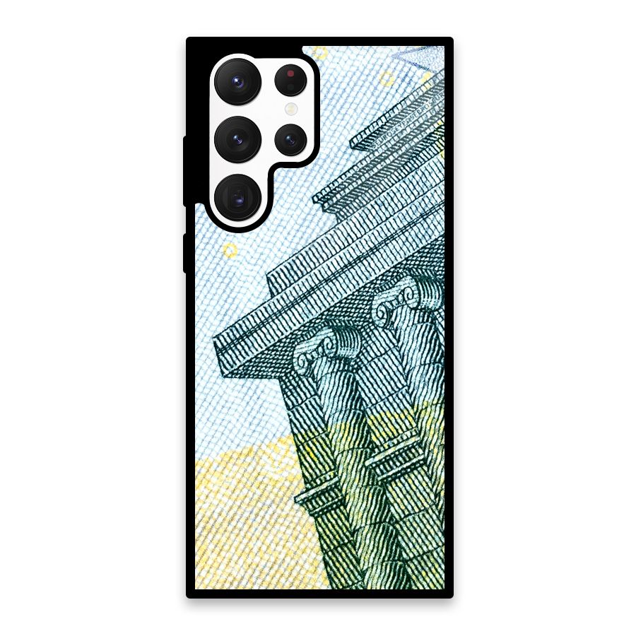 Baroque and Rococo style Glass Back Case for Galaxy S22 Ultra 5G