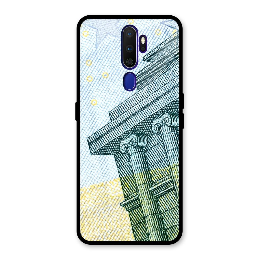 Baroque and Rococo style Glass Back Case for Oppo A9 (2020)