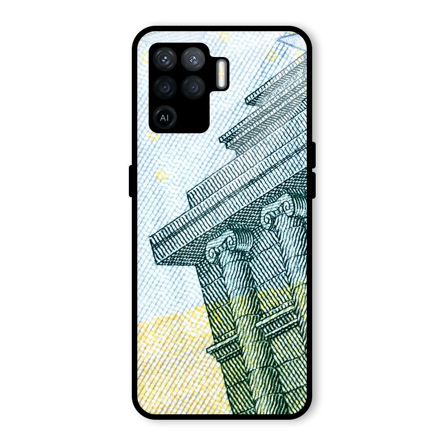 Baroque and Rococo style Glass Back Case for Oppo F19 Pro