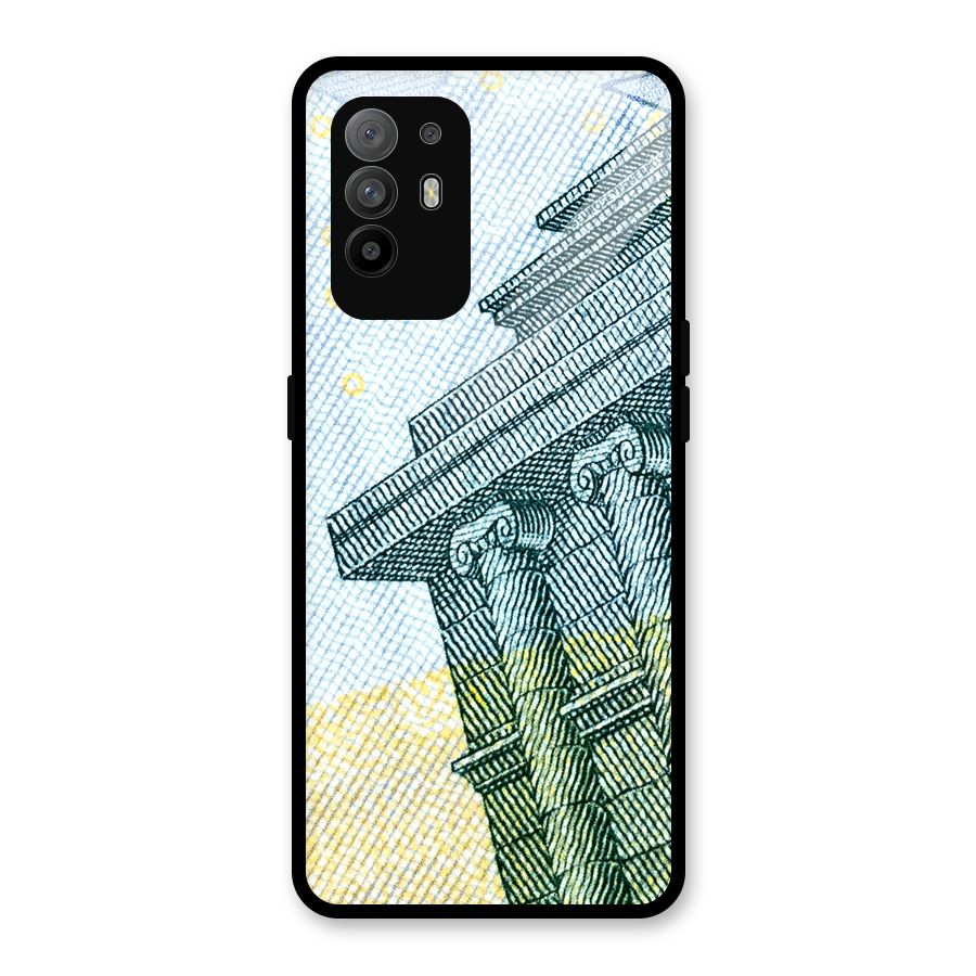 Baroque and Rococo style Glass Back Case for Oppo F19 Pro Plus 5G