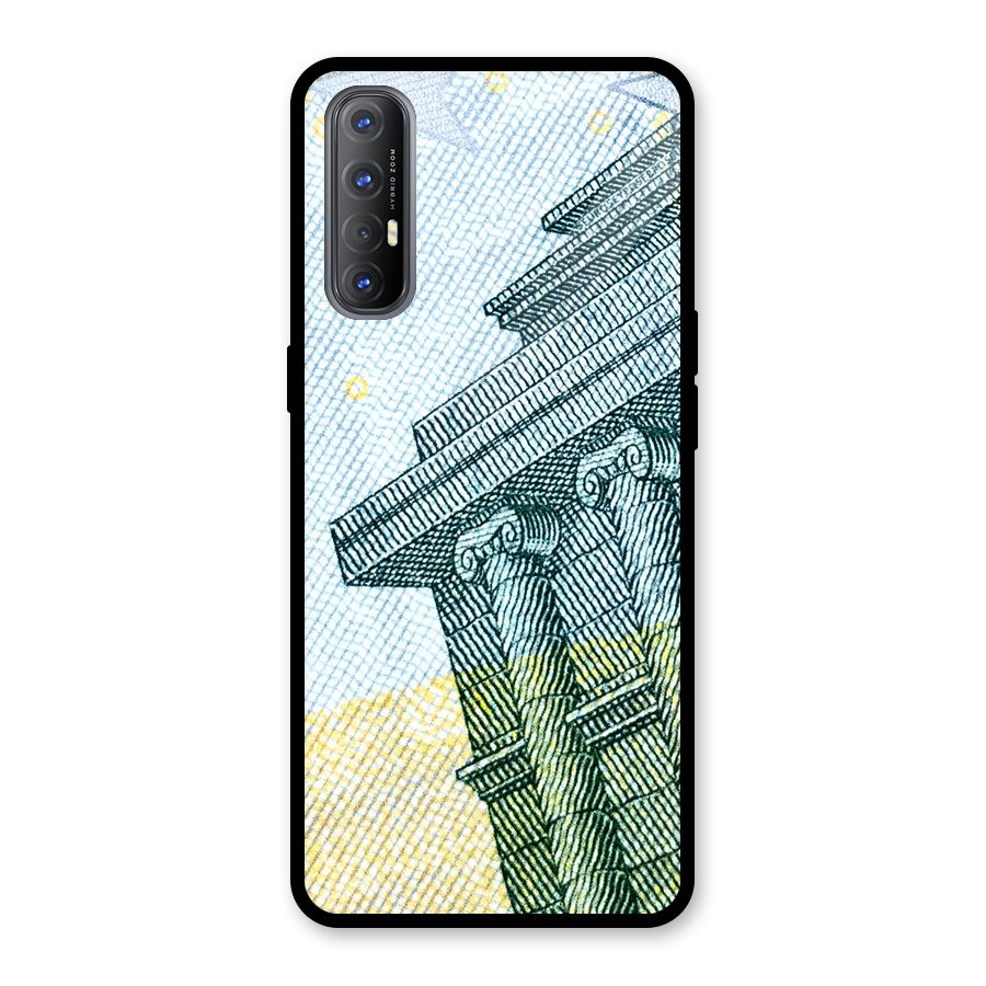 Baroque and Rococo style Glass Back Case for Oppo Reno3 Pro