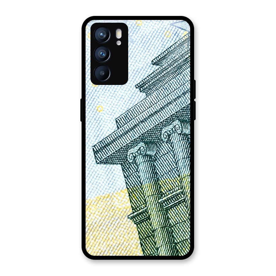 Baroque and Rococo style Glass Back Case for Oppo Reno6 5G