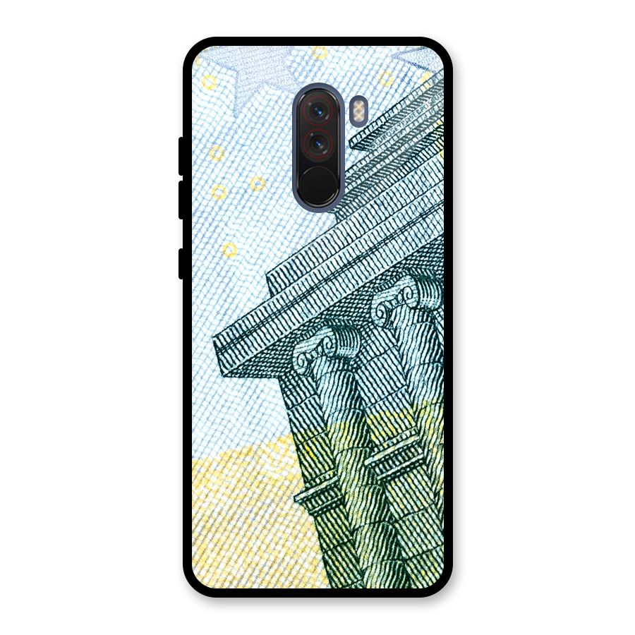 Baroque and Rococo style Glass Back Case for Poco F1