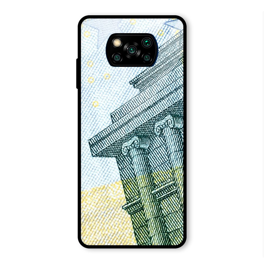Baroque and Rococo style Glass Back Case for Poco X3 Pro