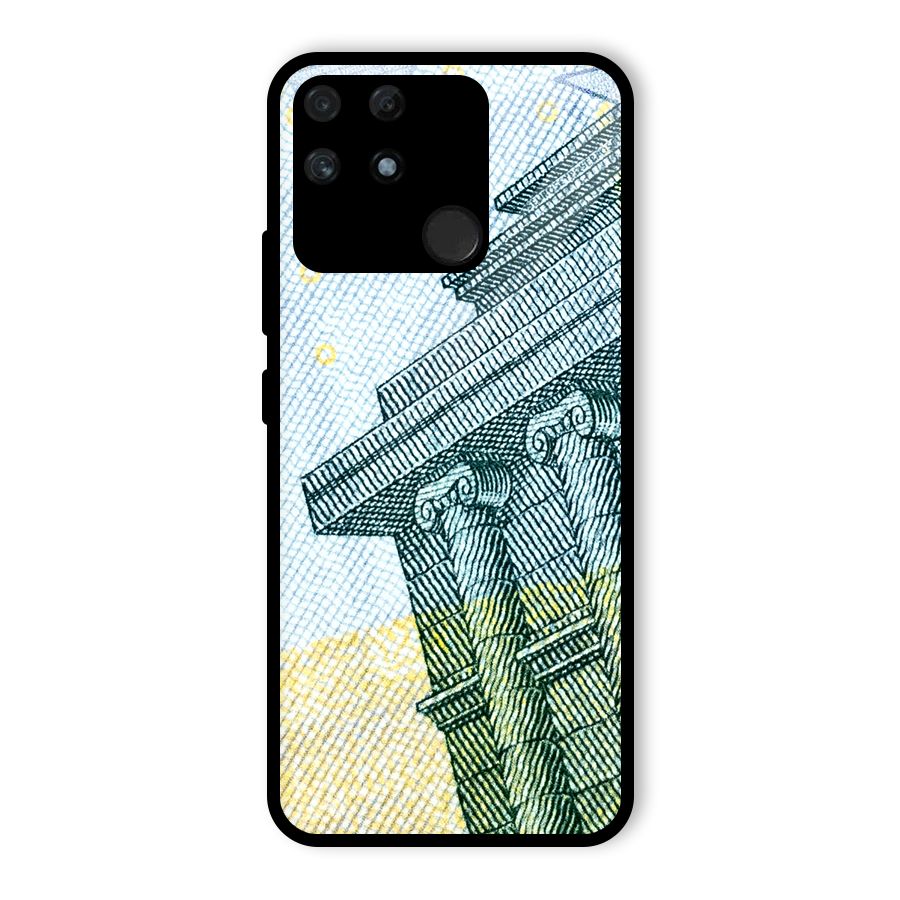 Baroque and Rococo style Glass Back Case for Realme Narzo 50A