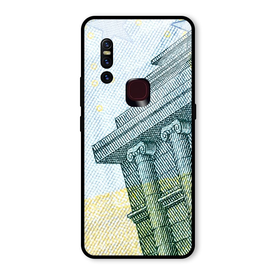 Baroque and Rococo style Glass Back Case for Vivo V15
