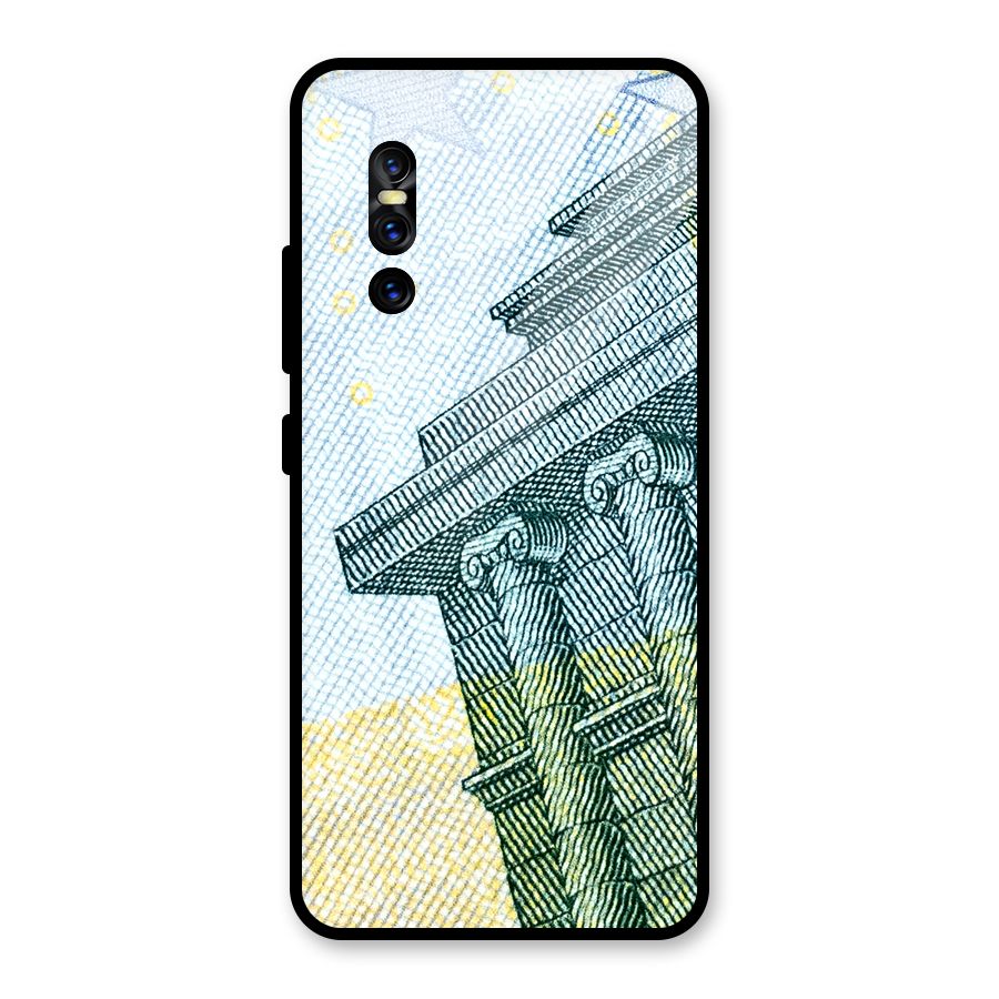 Baroque and Rococo style Glass Back Case for Vivo V15 Pro