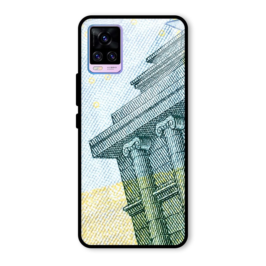 Baroque and Rococo style Glass Back Case for Vivo V20 Pro