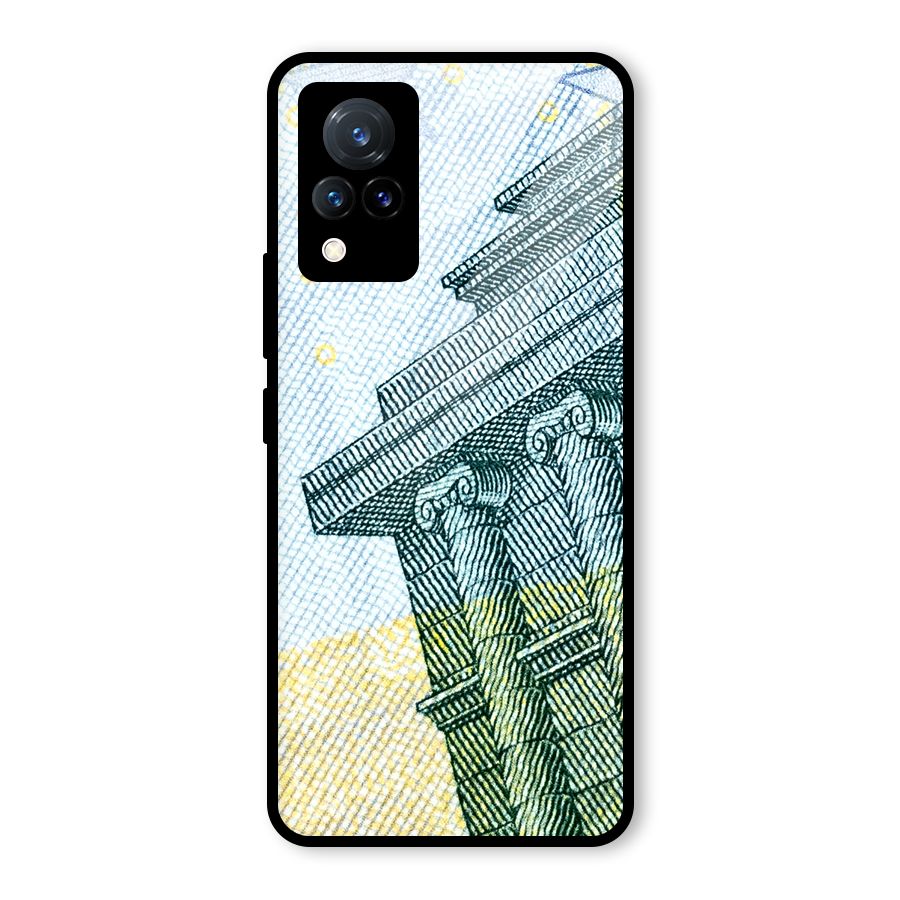 Baroque and Rococo style Glass Back Case for Vivo V21 5G