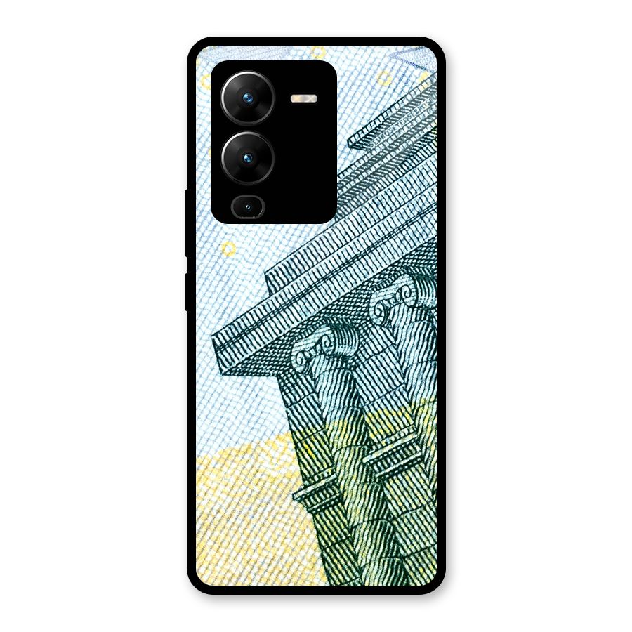 Baroque and Rococo style Glass Back Case for Vivo V25 Pro