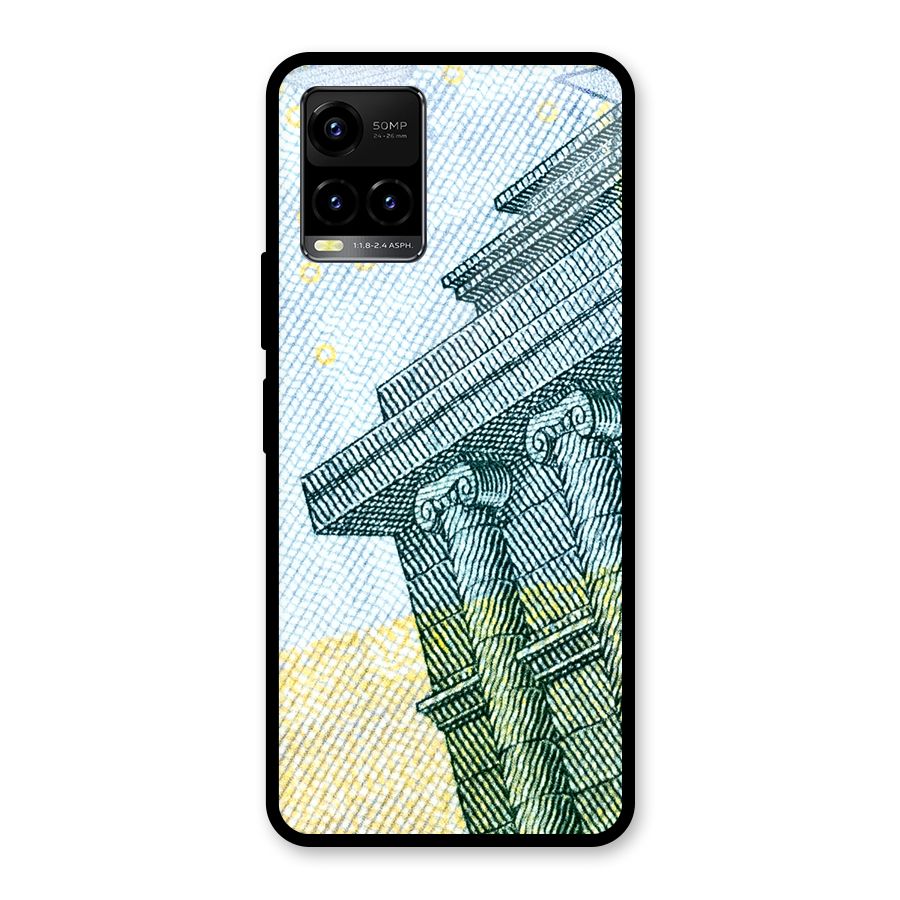 Baroque and Rococo style Glass Back Case for Vivo Y21A