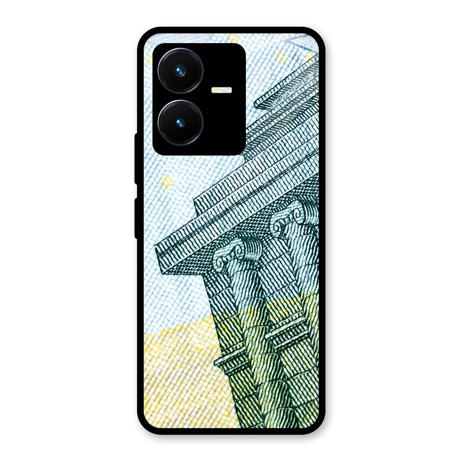 Baroque and Rococo style Glass Back Case for Vivo Y22