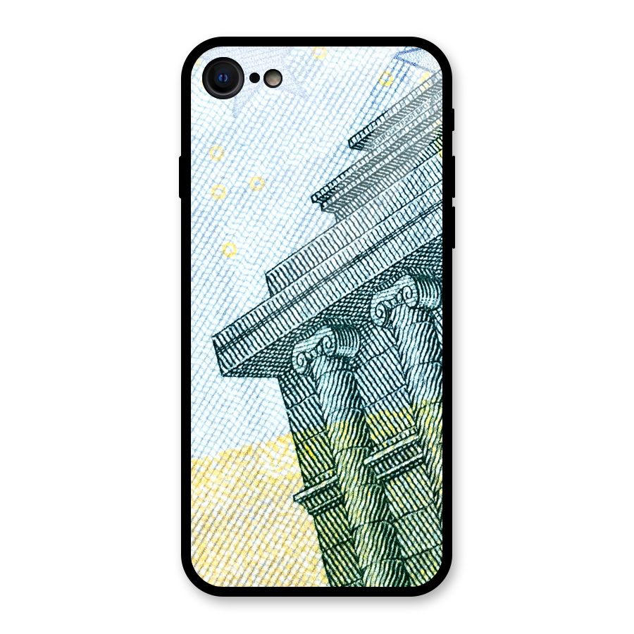 Baroque and Rococo style Glass Back Case for iPhone SE 2022