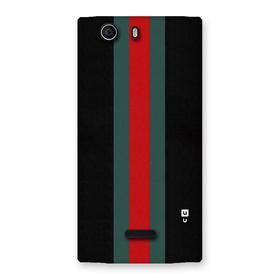 Basic Colored Stripes Back Case for Canvas Nitro 2 E311
