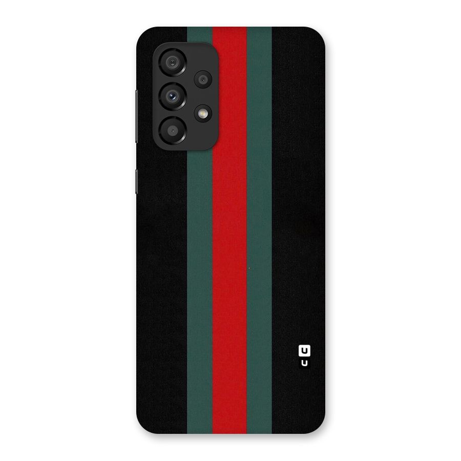 Basic Colored Stripes Back Case for Galaxy A33 5G