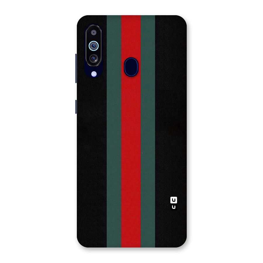 Basic Colored Stripes Back Case for Galaxy A60