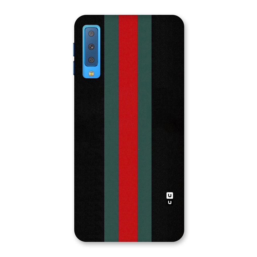 Basic Colored Stripes Back Case for Galaxy A7 (2018)